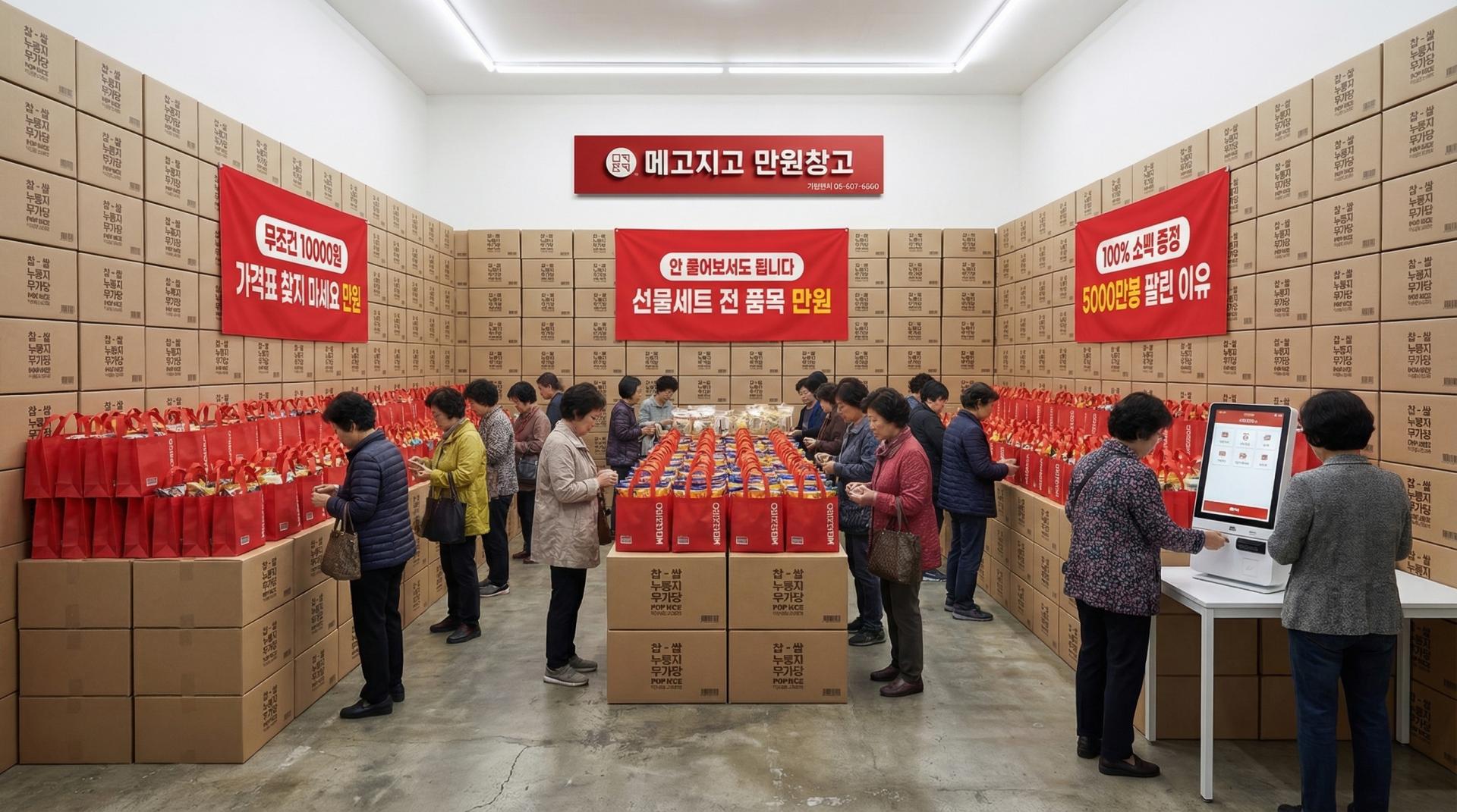 메고지고 만원창고 실제 운영 매장