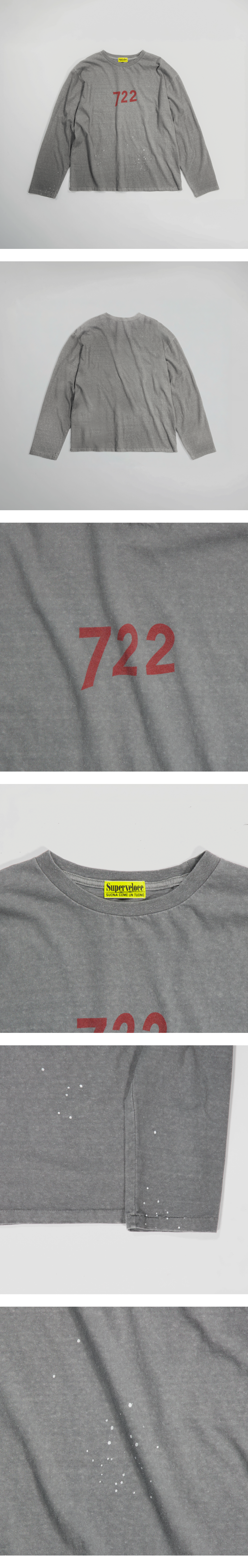 Legendary Number Long Sleeve T-shirt Steel Gray