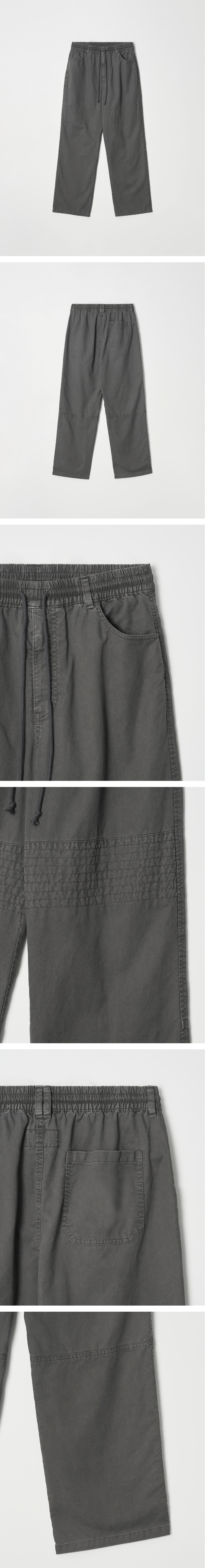 Miglia Old Draped Trousers Steel Gray