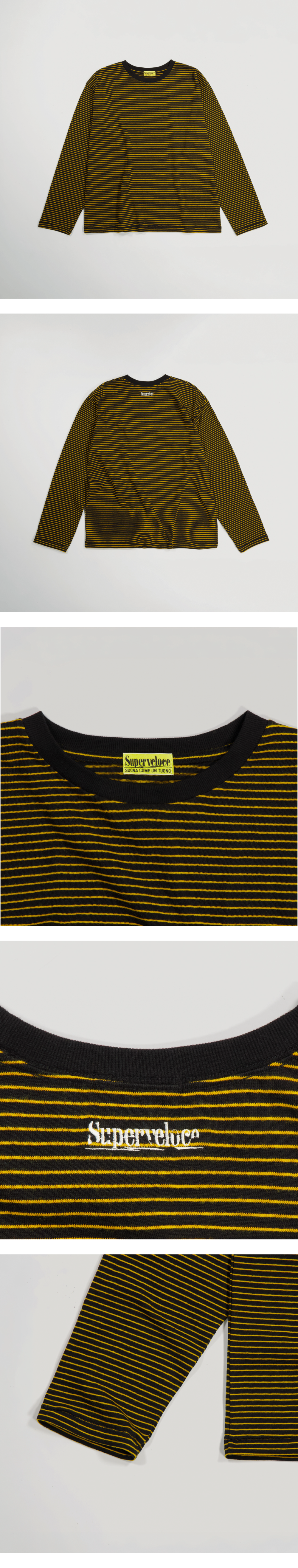 Legendary Number Long Sleeve T-shirt Acid Black