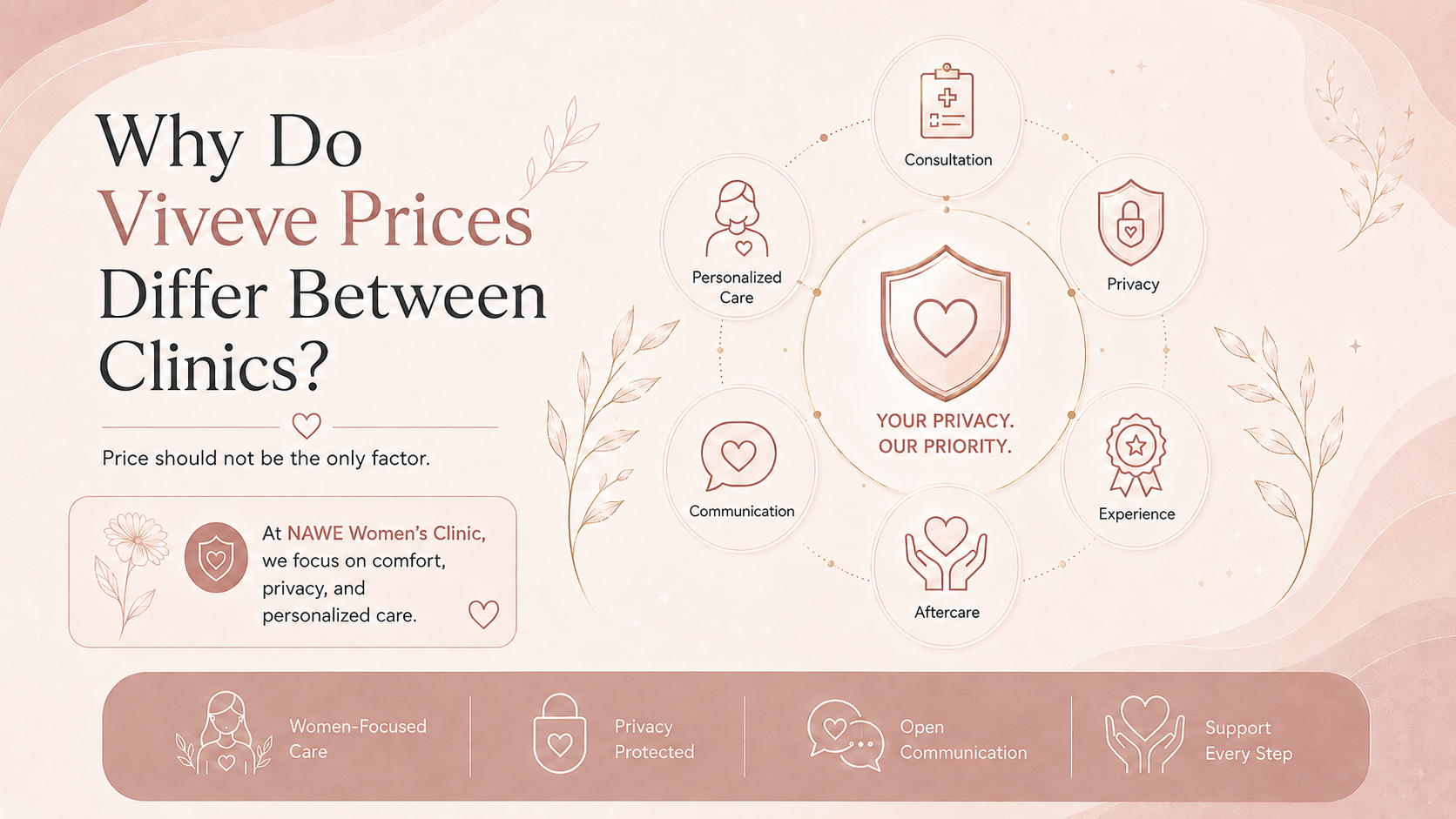 Comparison of Viveve treatment cost factors at women's clinics in Korea - NAWE Women's Clinic