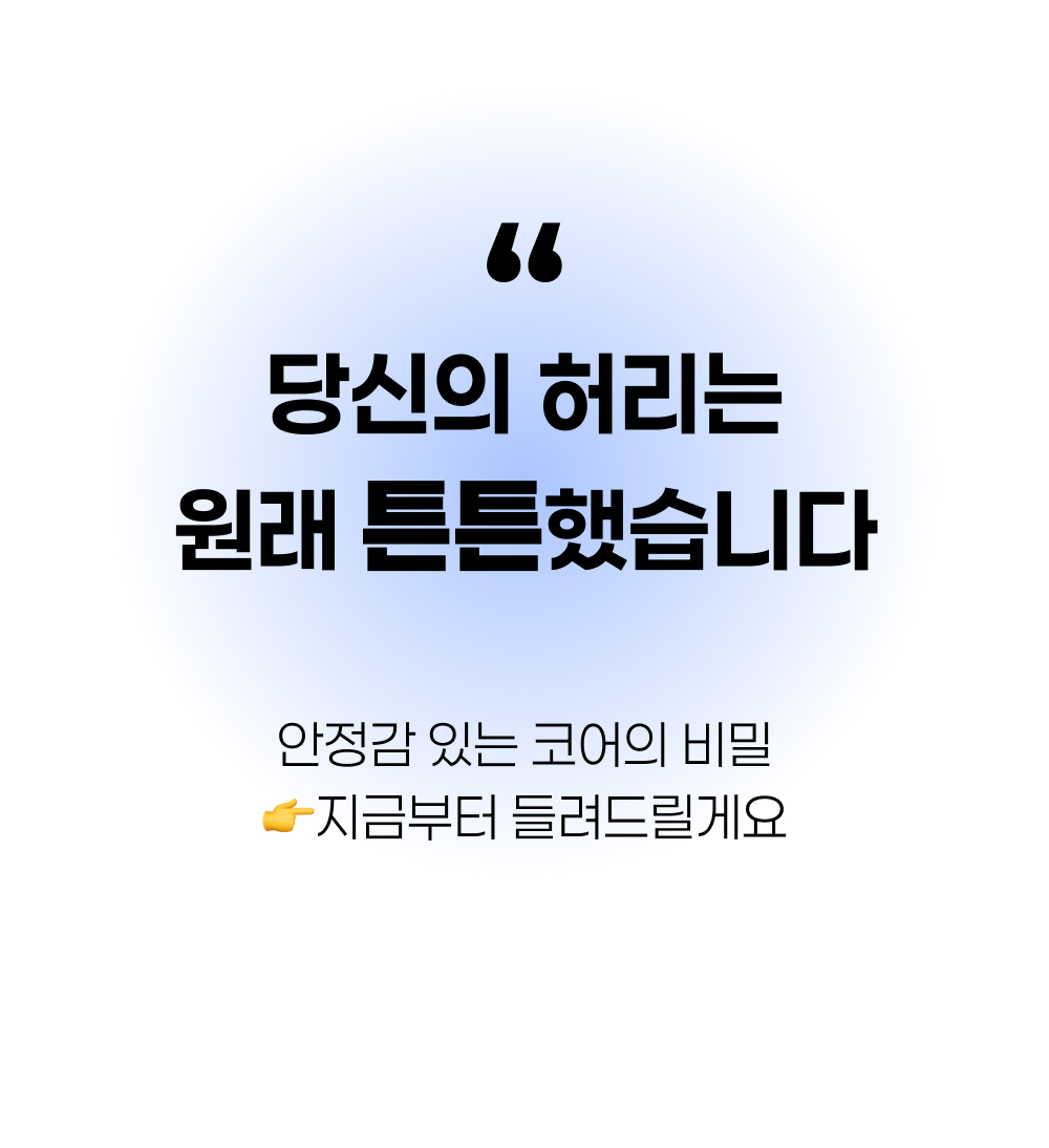 [CORELOCK] 흉요근막벨트 요추전만벨트 요추패드 다이얼 시스템 코어락