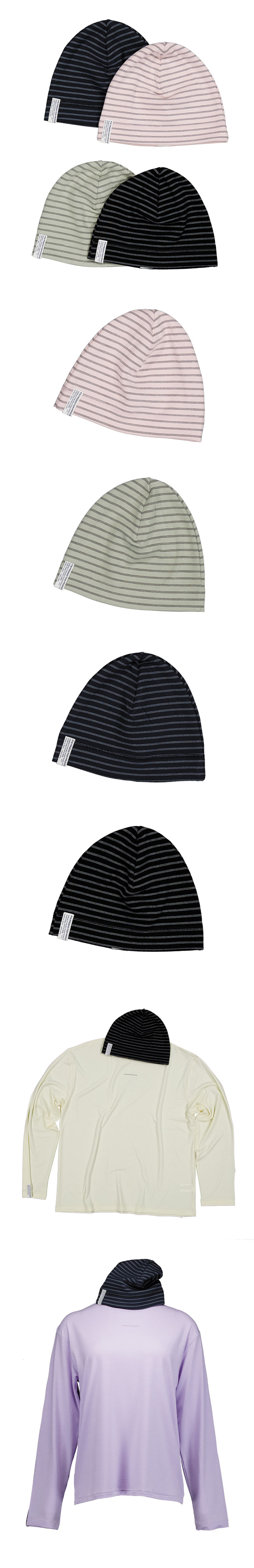 Stripe beanie (4color)