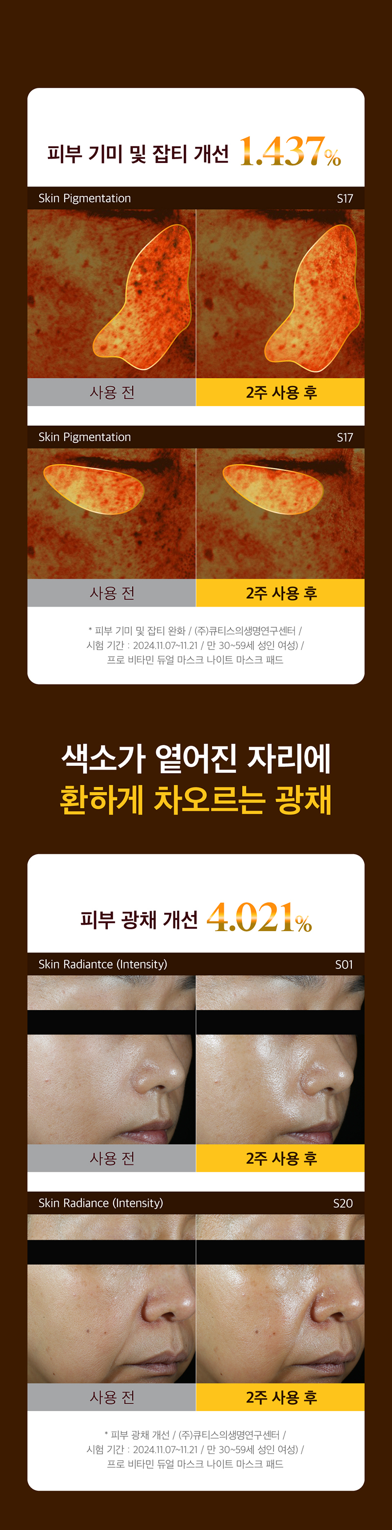 듀어썸 프로 비타민 듀얼 마스크 80매 / 80매