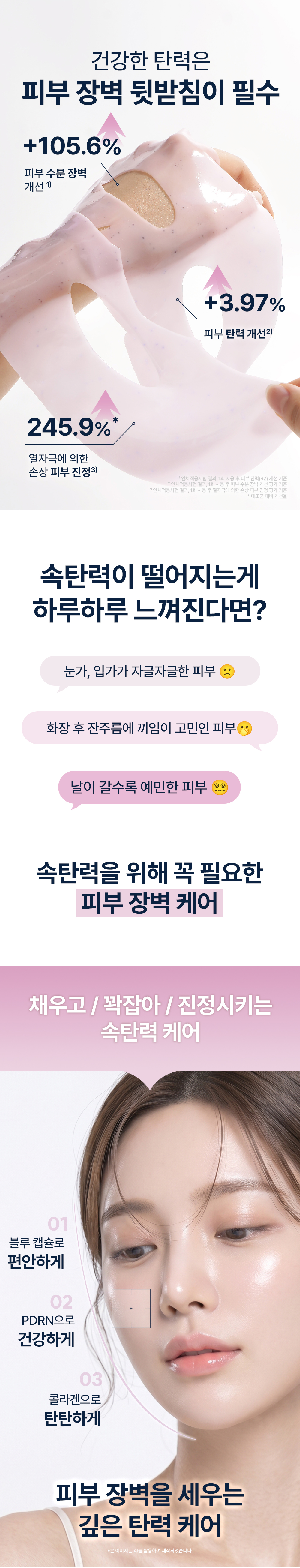 콜라겐 피디알엔 딥 캡슐 하이드로겔 마스크 34g*4ea