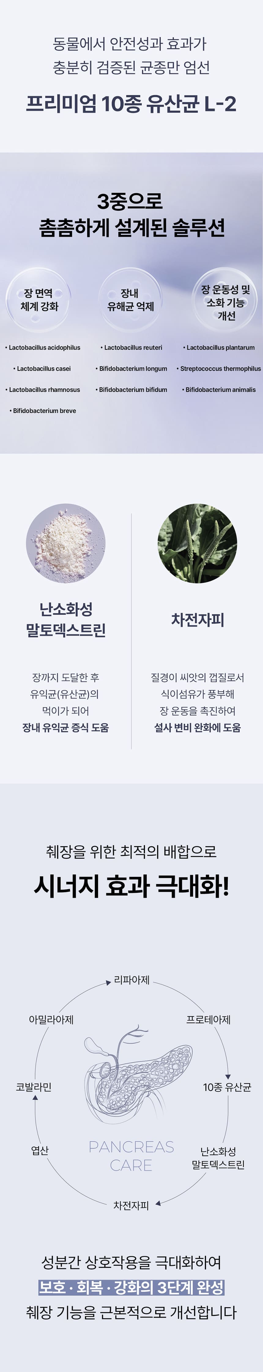 진정성 TE 췌장 영양제