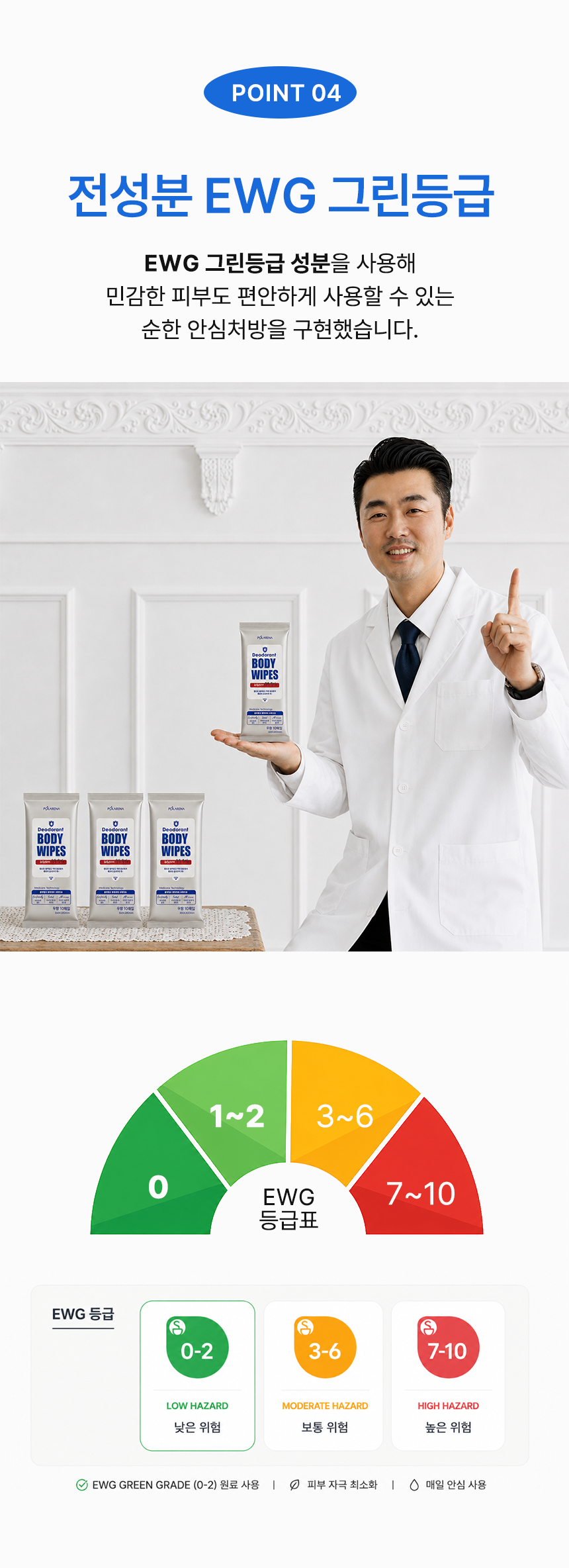 폴라레나 체취케어 샤워티슈