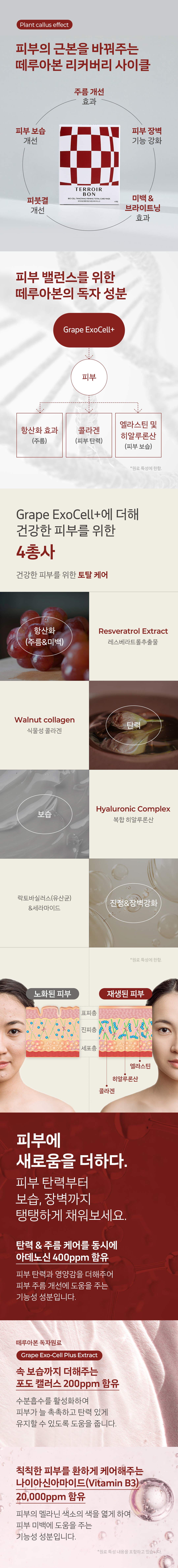 비건 바이오셀 탱탱 텐션 토탈 케어 마스크