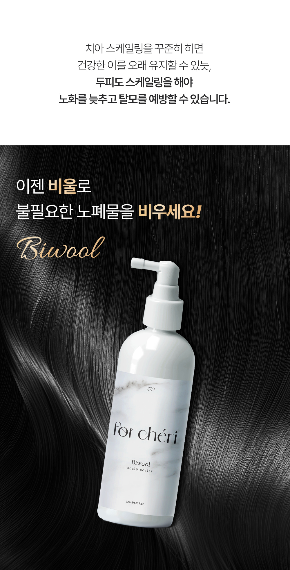 포셰리 비울 두피스케일러