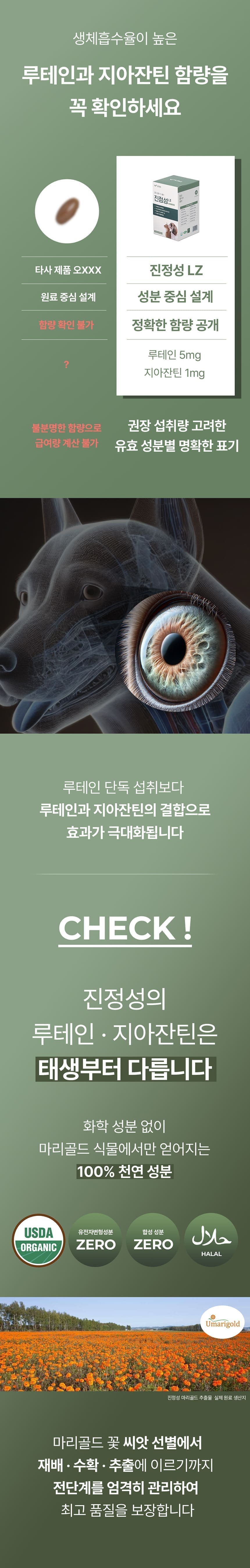 진정성 LZ 눈 영양제