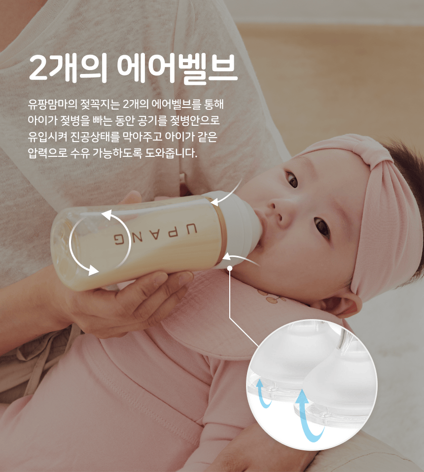 유팡맘마 PPSU 젖병 노꼭지 150ml 1개입 (화이트밀크)