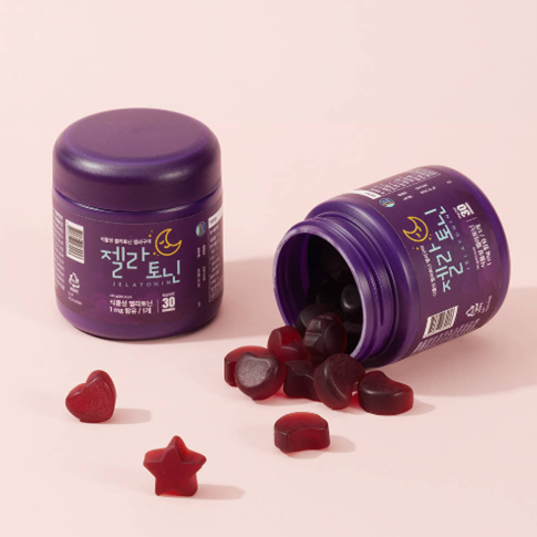 [요즘대세/수면] 젤라토닌 식물성 멜라토닌 1mg 구미