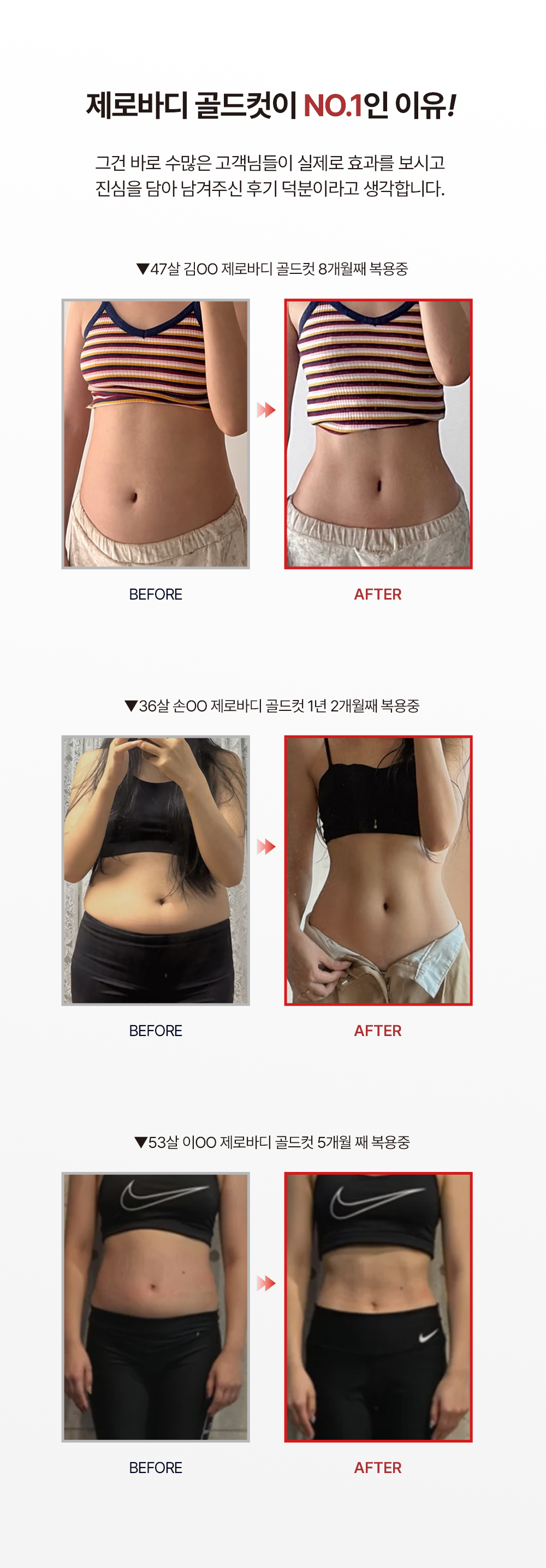 제로바디 골드컷