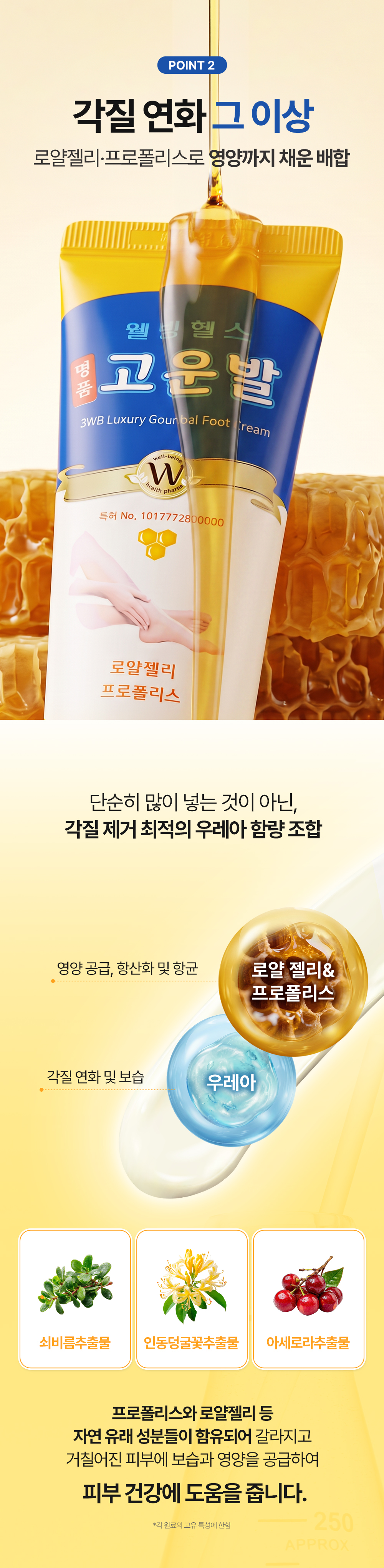 웰빙헬스 명품 고운발 튜브 50g 1EA