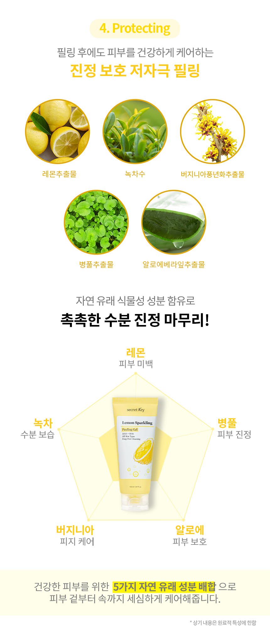 시크릿키 레몬스파클링 필링젤(150ml)
