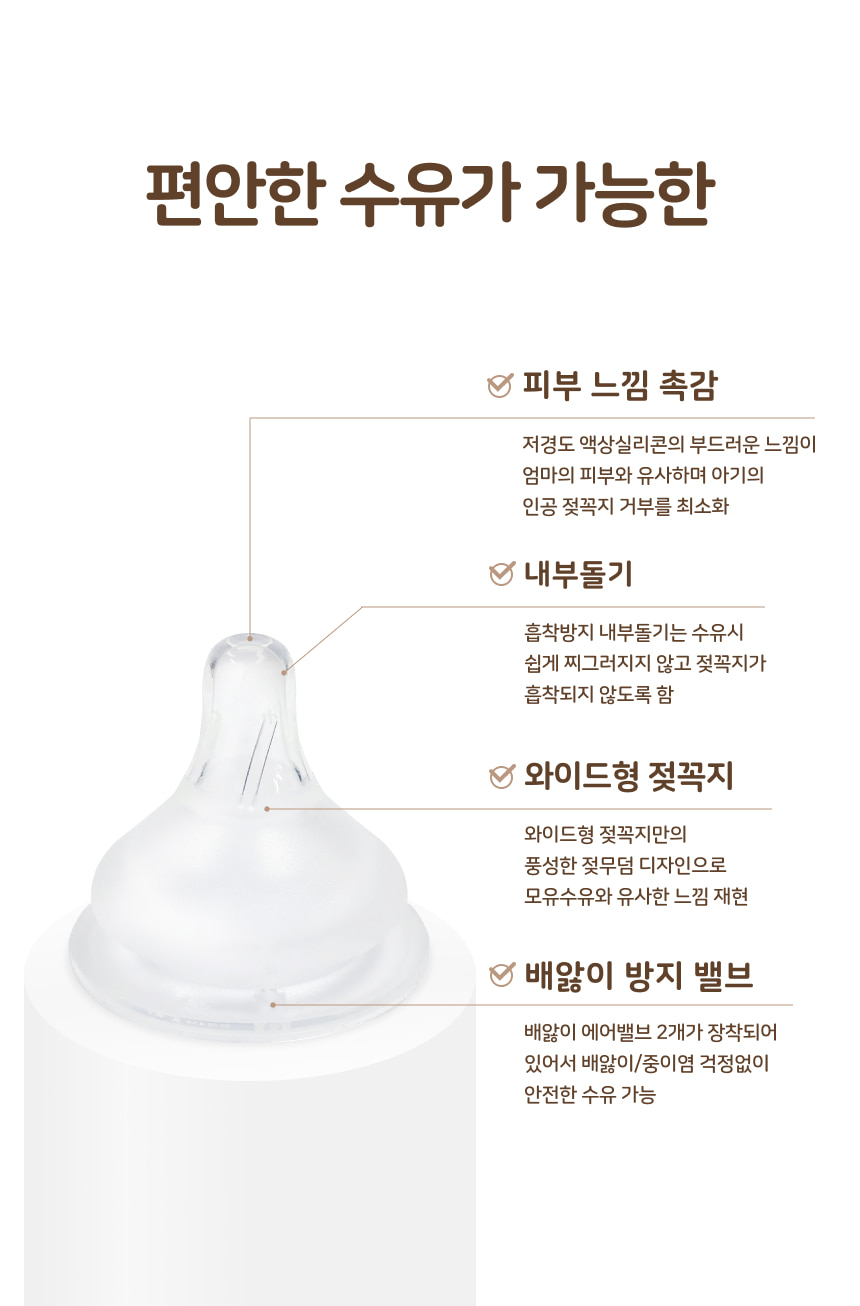 유팡맘마 PPSU 젖병 노꼭지 150ml 1개입 (화이트밀크)