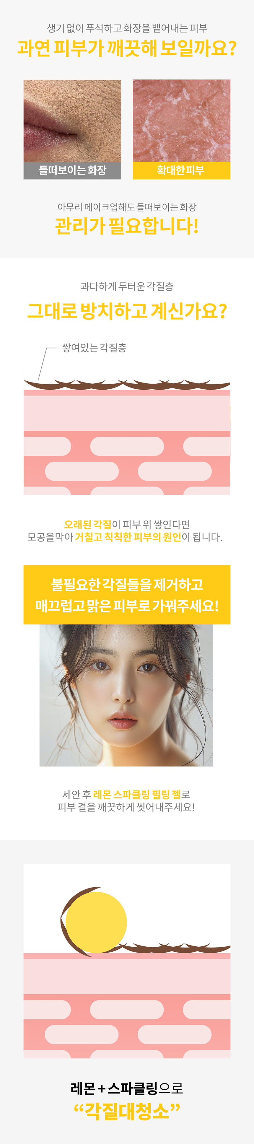 시크릿키 레몬스파클링 필링젤(150ml)