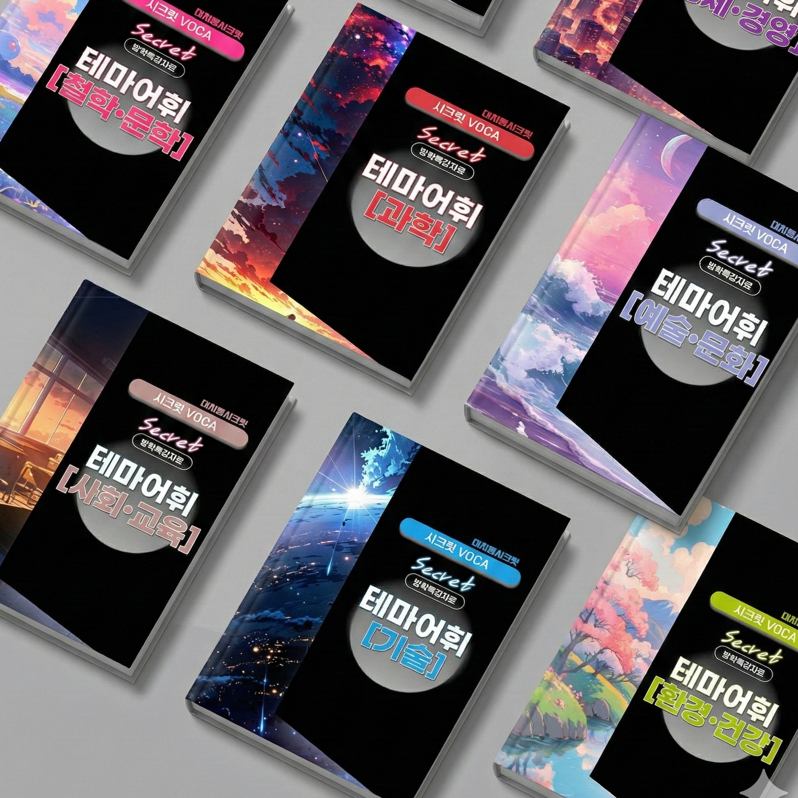 테마어휘 4종 패키지