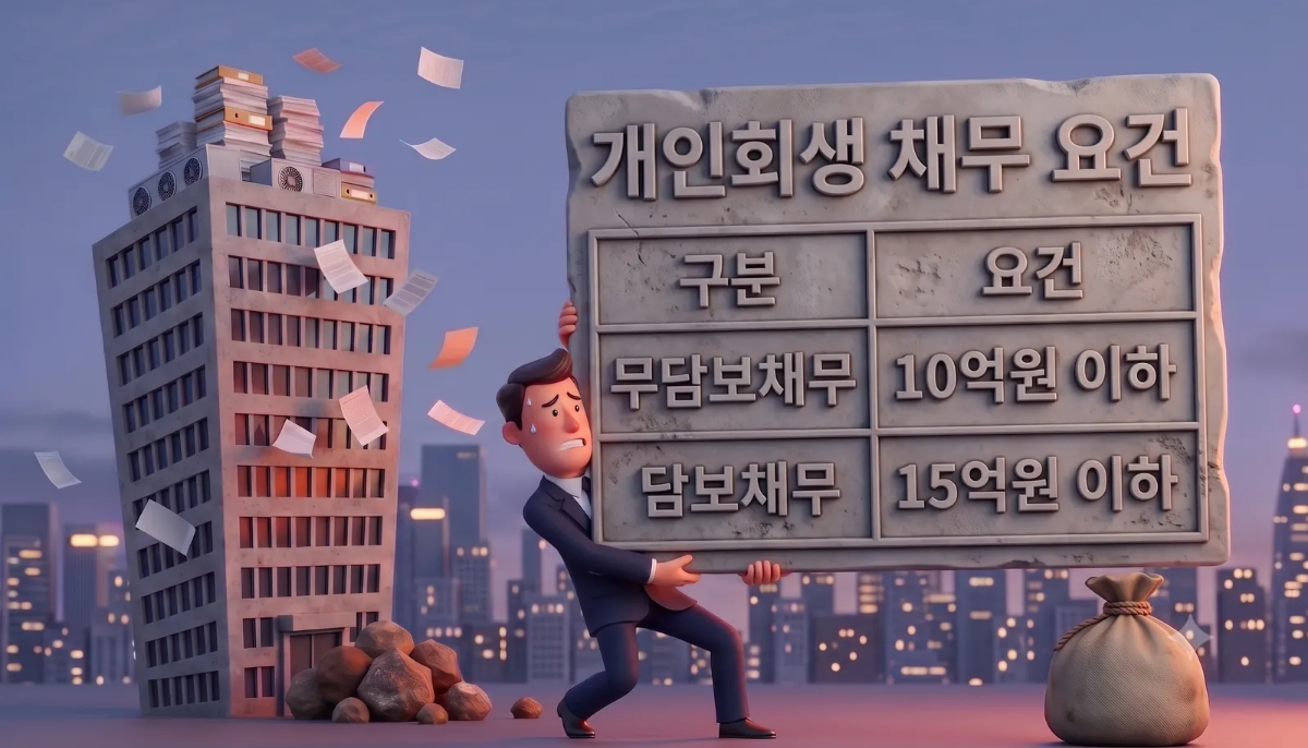 일산개인회생 채무요건