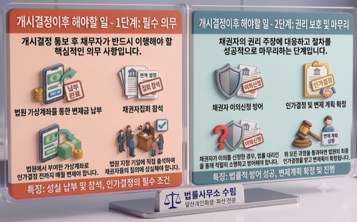 일산개인회생 개시결정이후