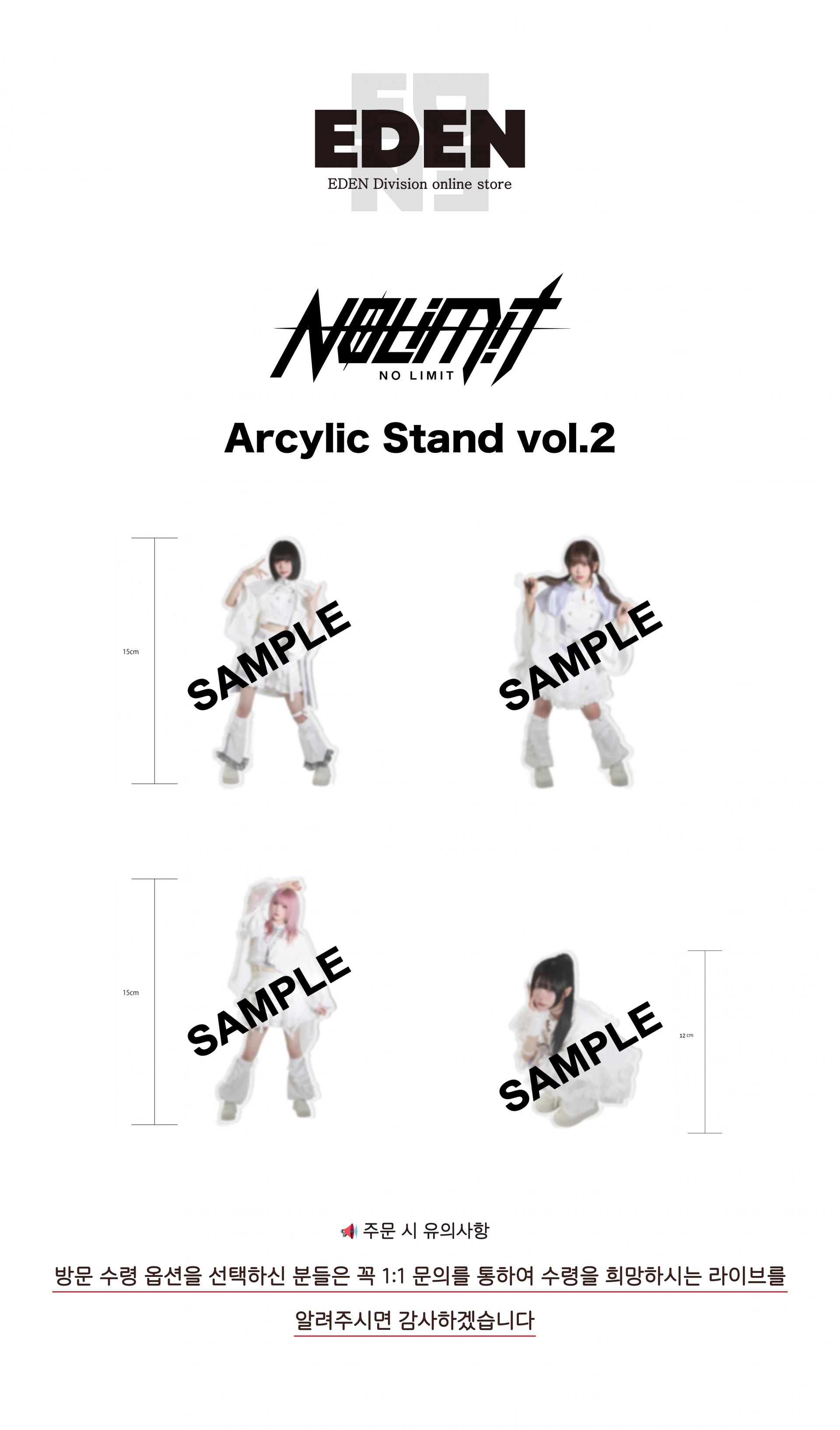 NO LiMIT Original Arcylic Stand vol.2