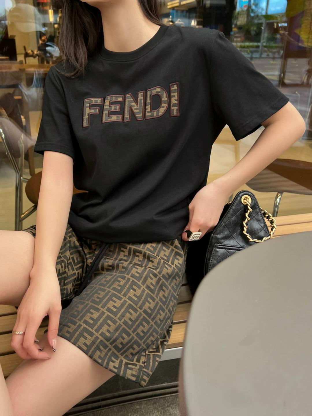 FEND* 펜* FF 셔츠 반바지 세트 (해외최상급) : 시크릿에비뉴