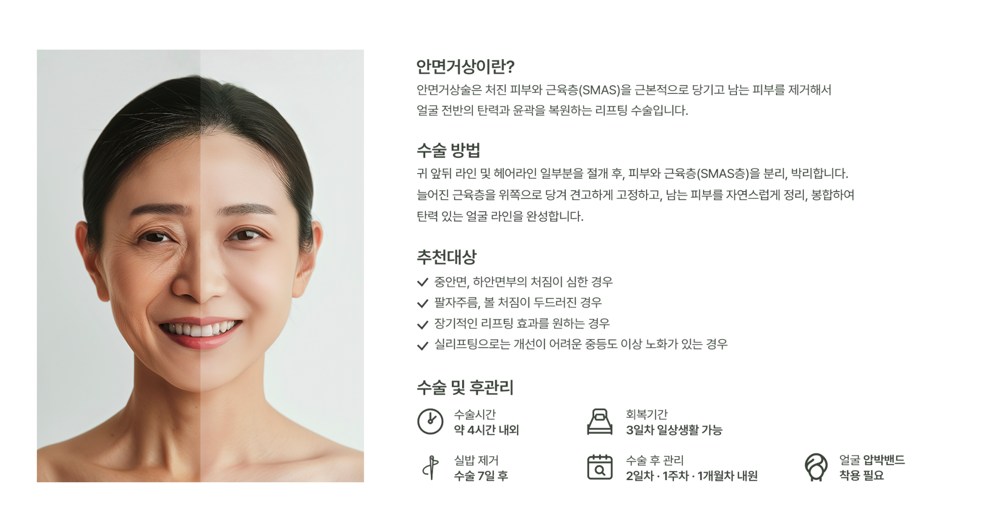 안면거상 이미지