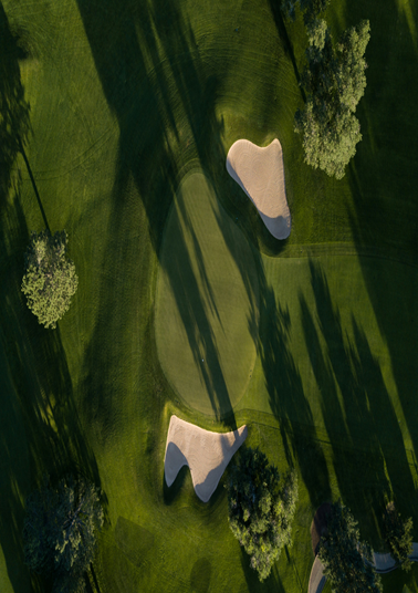 Golf Course Aerial View