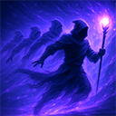 The AI-generated content featuring art, painting, night, and light may not be accurate.