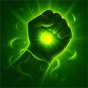 The AI-generated content featuring green, fractal art, diversity, and light may not be accurate.