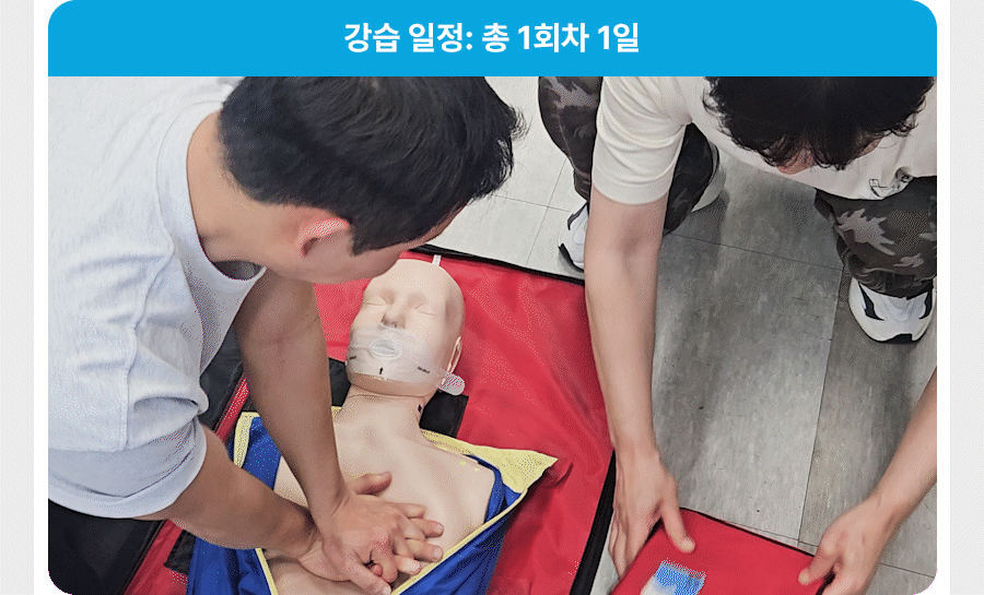 서울/경기 스쿠버다이빙 - 다이브루덴스 FRTI 응급처치, AED, 산소처치 강습