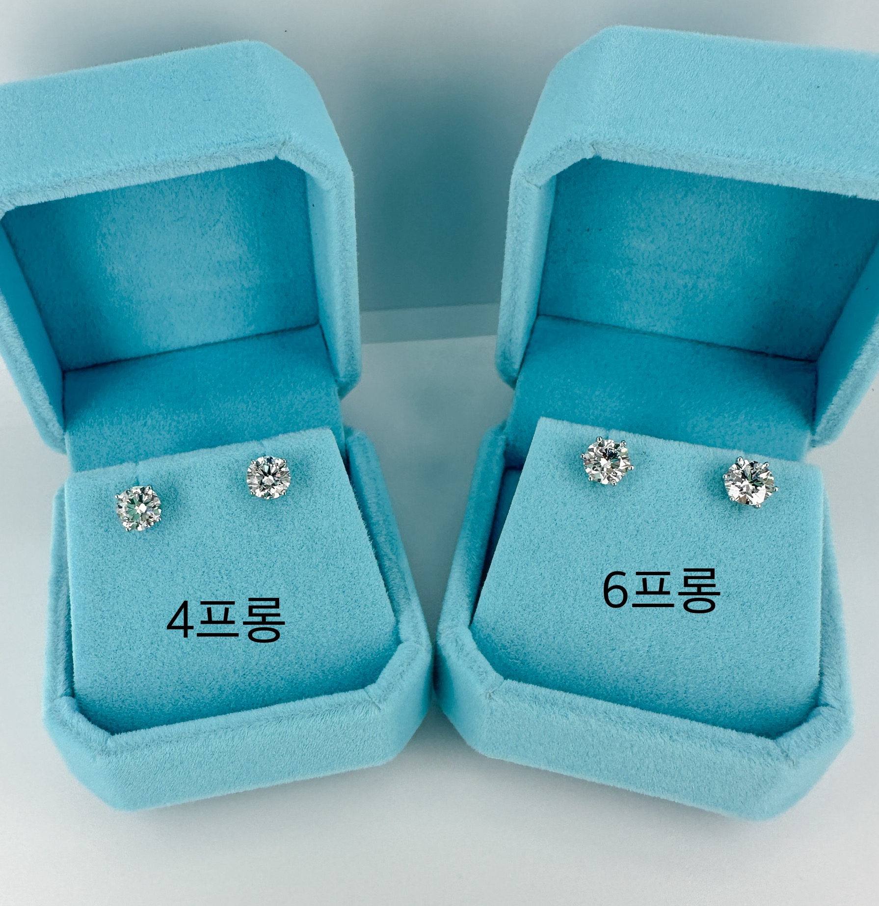 2캐럿 랩다이아몬드 귀걸이