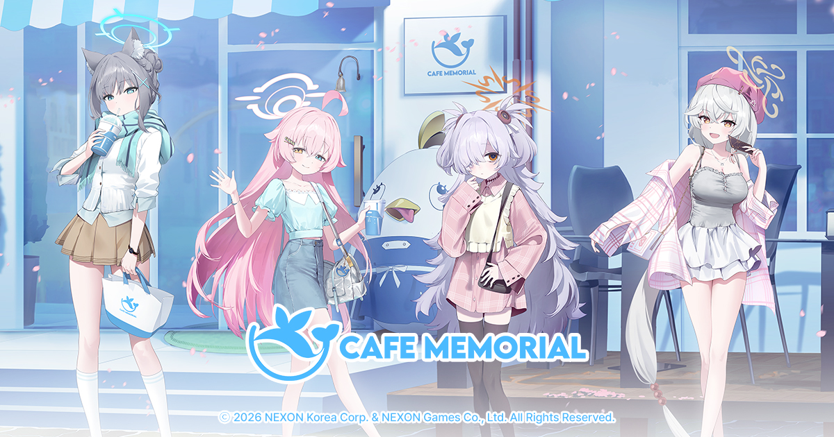 【ブルーアーカイブ】CAFE MEMORIAL PACKAGE Ver.2 블루 아카이브 카페 메모리얼 웰컴 패키지 Ver.2 : CAFE MEMORIAL