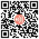 A qr code with a red circle  Description automatically generated