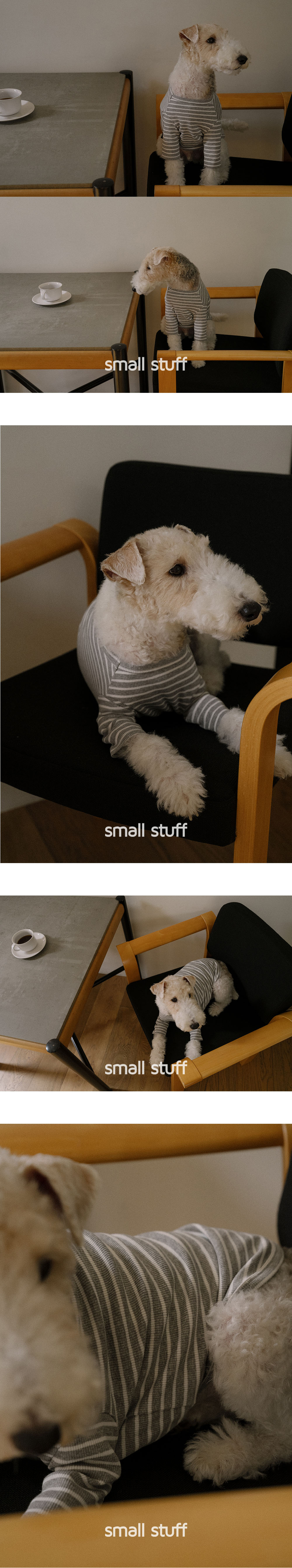 Striped t-shirt Gray