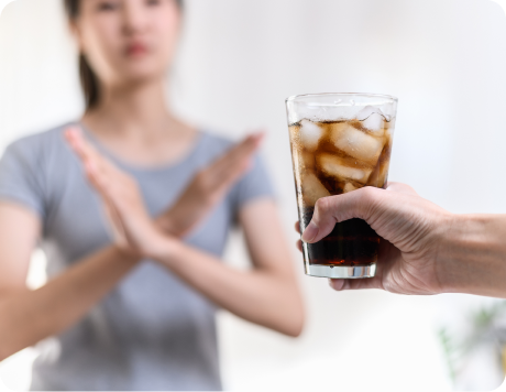음료 금지