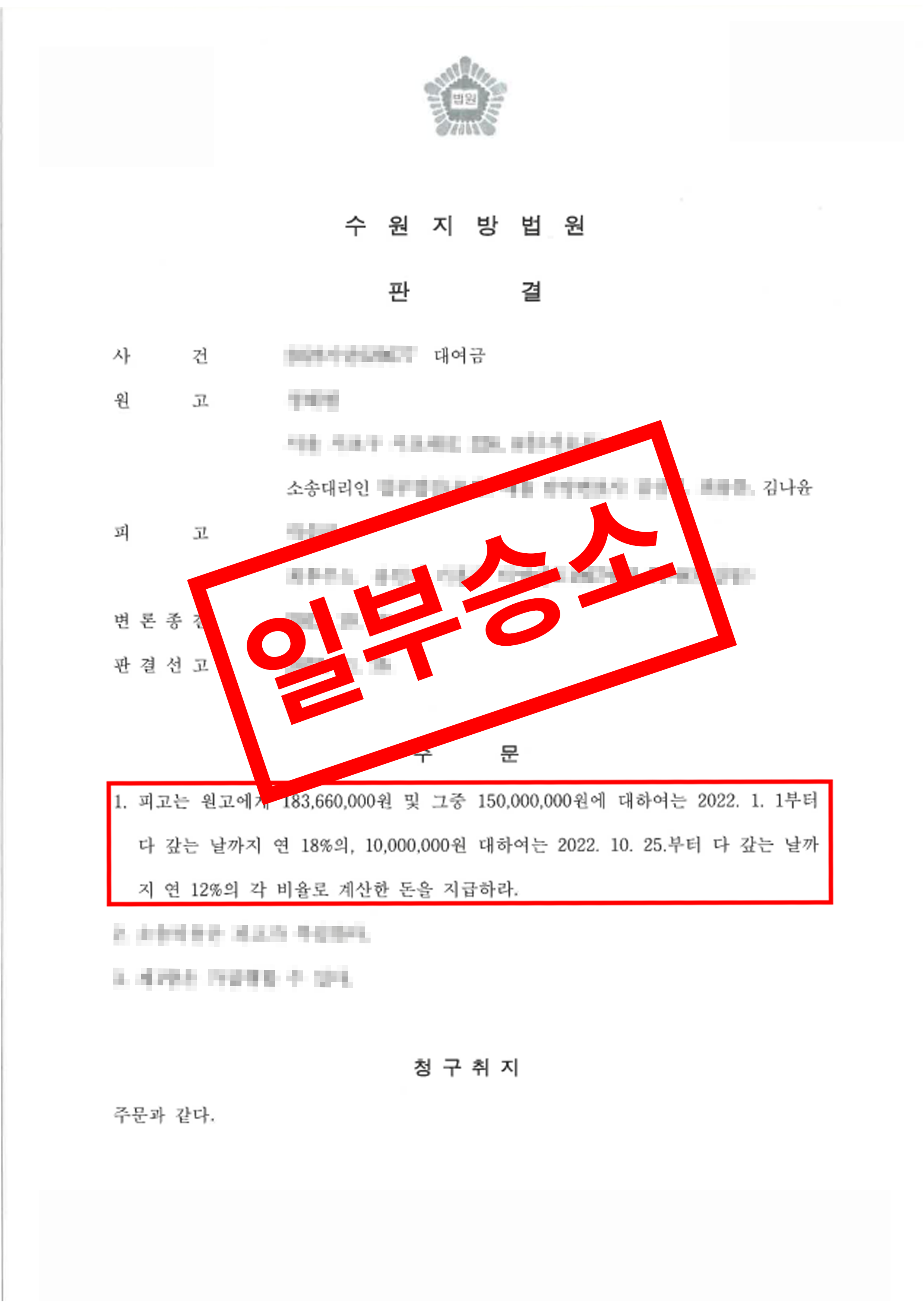 투자금 반환, 단순한 민사소송 그 이상이었습니다 : 법무법인 가엘