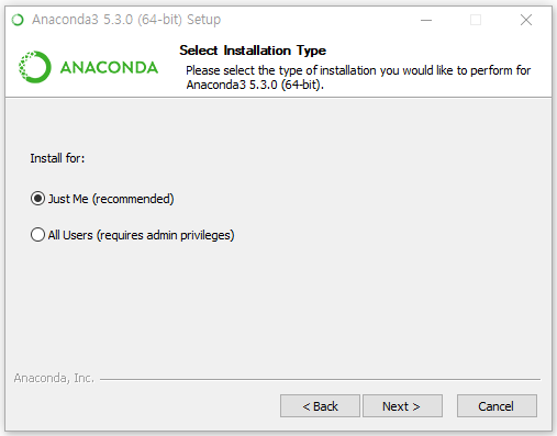 아나콘다 설치4
