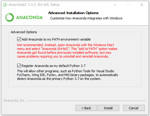 아나콘다 설치6
