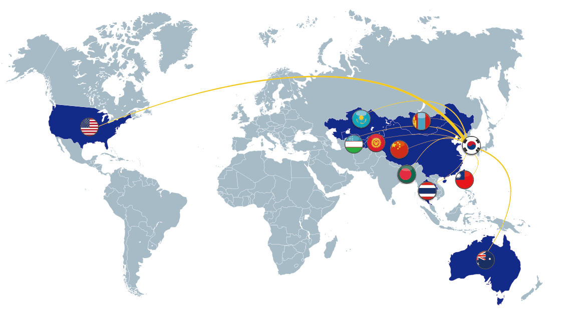 Карта глобальной сети SYNCVERSE