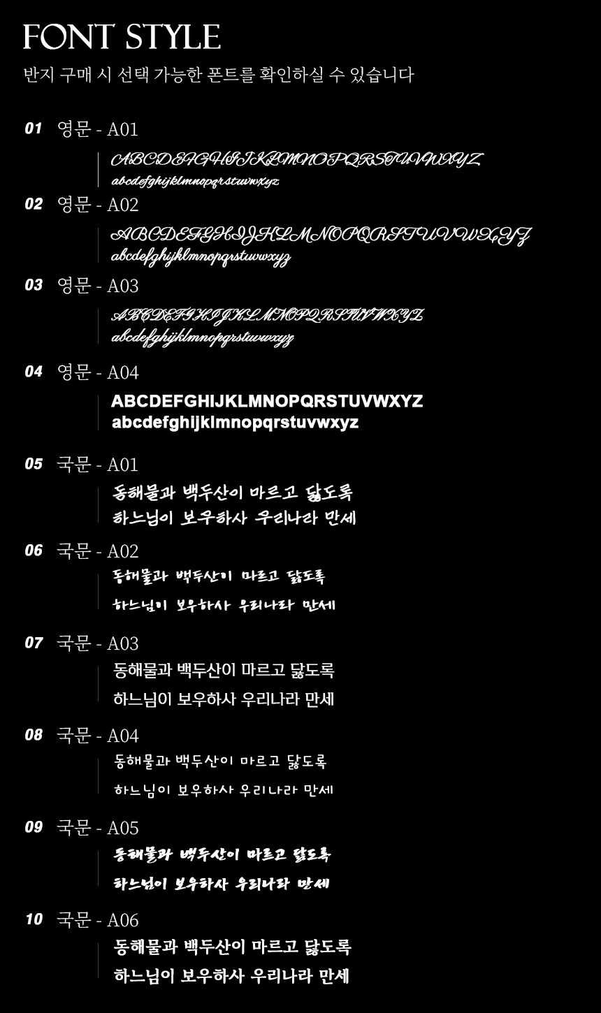 TUA5 U.STANDARD 텅스텐 반지 4mm (커스텀각인)