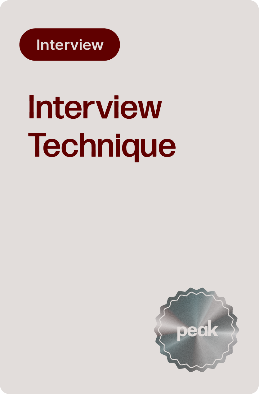 interview technique
