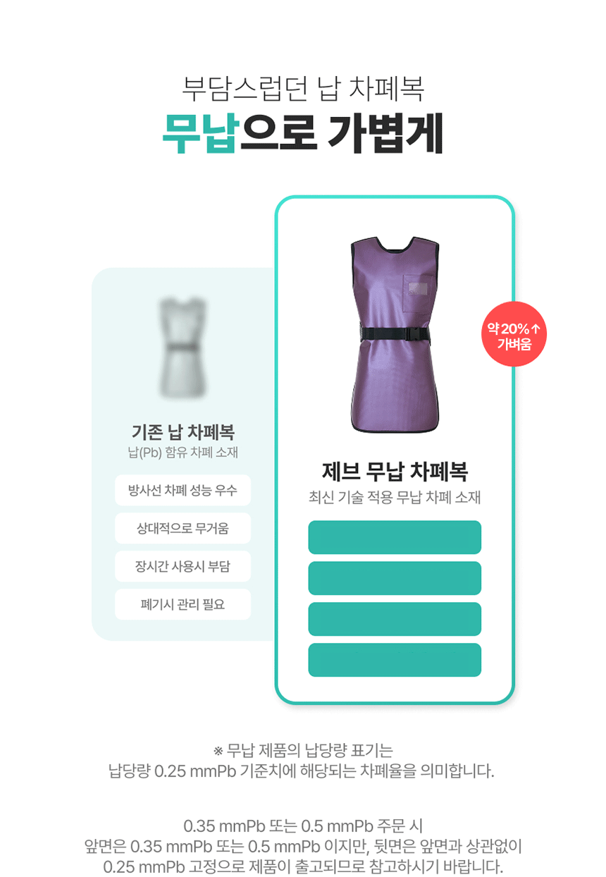 무납 앞치마 (X-band 버클타입)