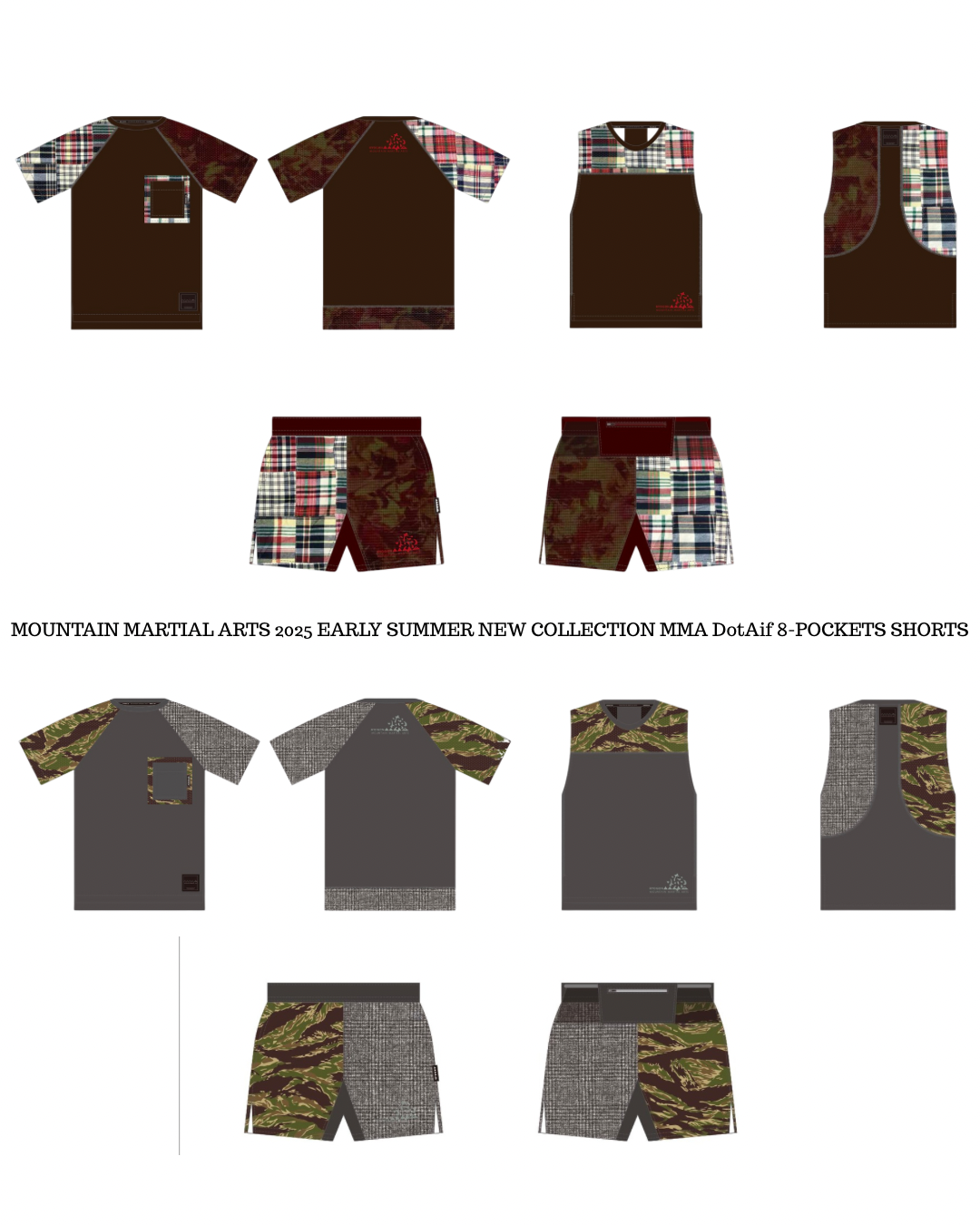 MOUNTAIN MARTIAL ARTS 2025 EARLY SUMMER NEW COLLECTION MMA DotAif 8-POCKETS SHORTS.PNG