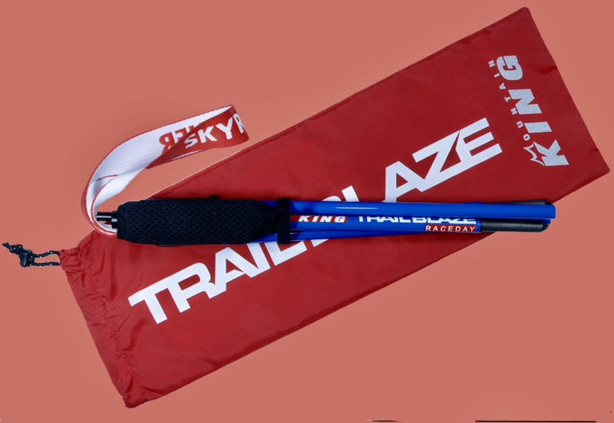마운틴킹 스카이러너 울트라 레이스데이 카본 블루 Ultra RaceDay 트레일러닝 스틱