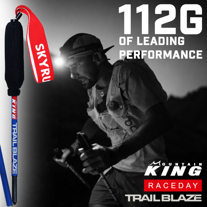 마운틴킹 스카이러너 울트라 레이스데이 카본 블루 Ultra RaceDay 트레일러닝 스틱