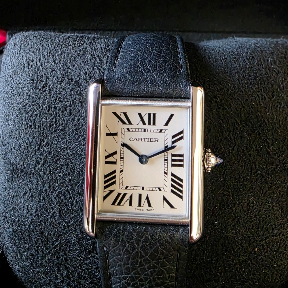 까르띠에 발롱블루 33mm 다이아 화이트골드 금통 WE902035