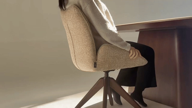 라포레 테라 세라믹 다이닝 테이블 + 라포레 네스트 회전 스위블 의자 5(+ 무료1EA 증정)