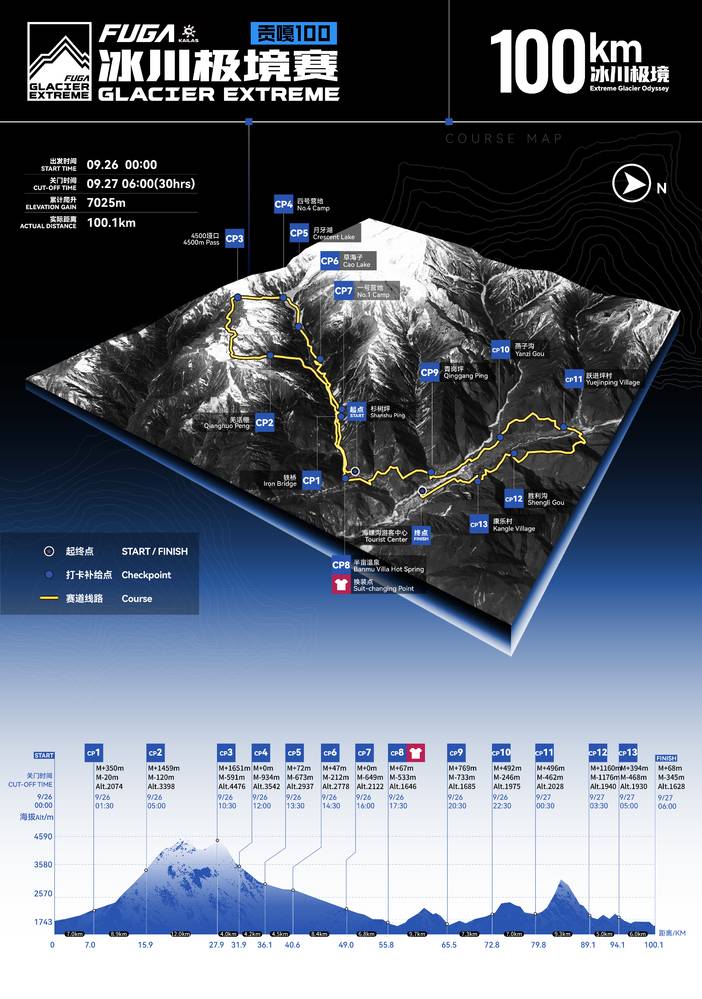 2026 Kailas Gongga 100 Glacier Ultra Trail