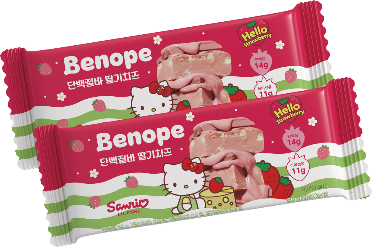 베노프 단백질바 딸기치즈